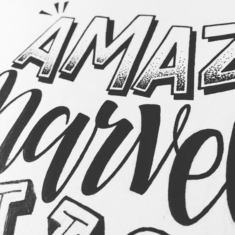 Hand Lettering | Ampersam Studio | Graphic Designer, Cardiff