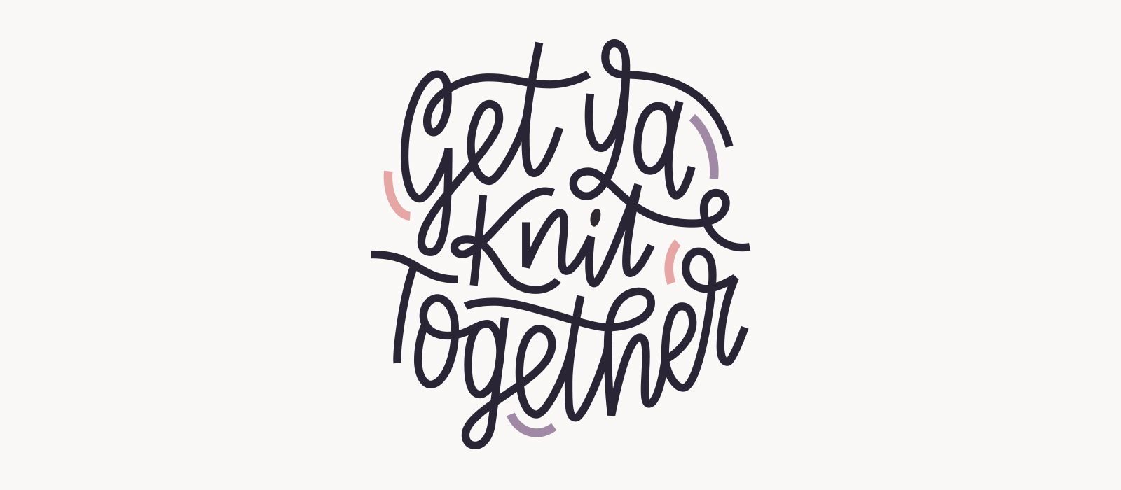 Get Ya Knit Together | Branding | Ampersam Studio | Graphic Designer, Cardiff